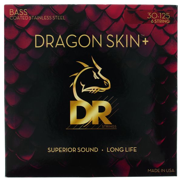 DR Strings Dragon Skin+ DBS6-30 Coated