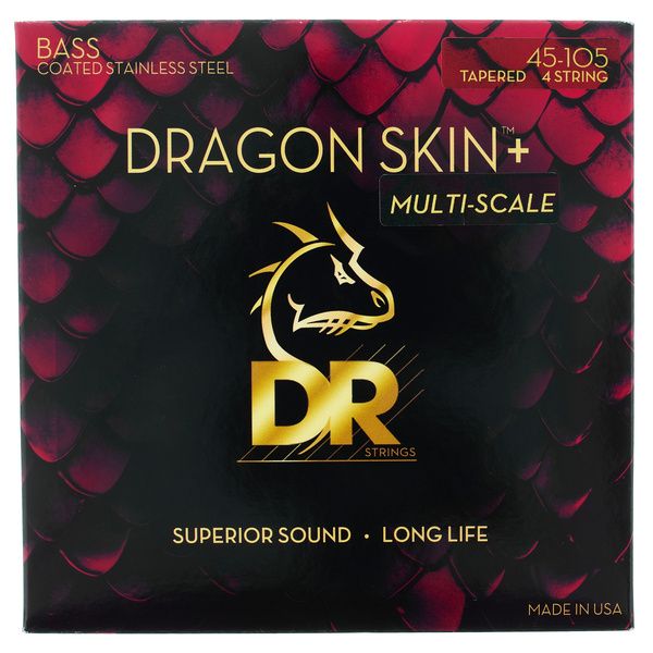 DR Strings Dragon Skin+ DBSM-45 Coated