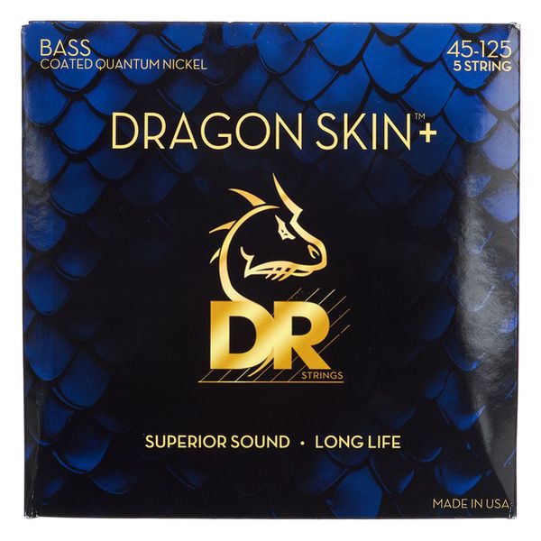 DR Strings Dragon Skin+ DBQ5-45 Coated