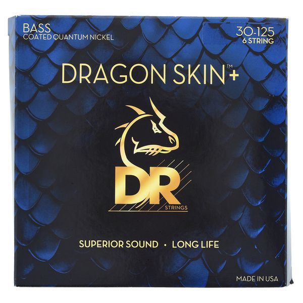 DR Strings Dragon Skin+ DBQ6-30 Coated