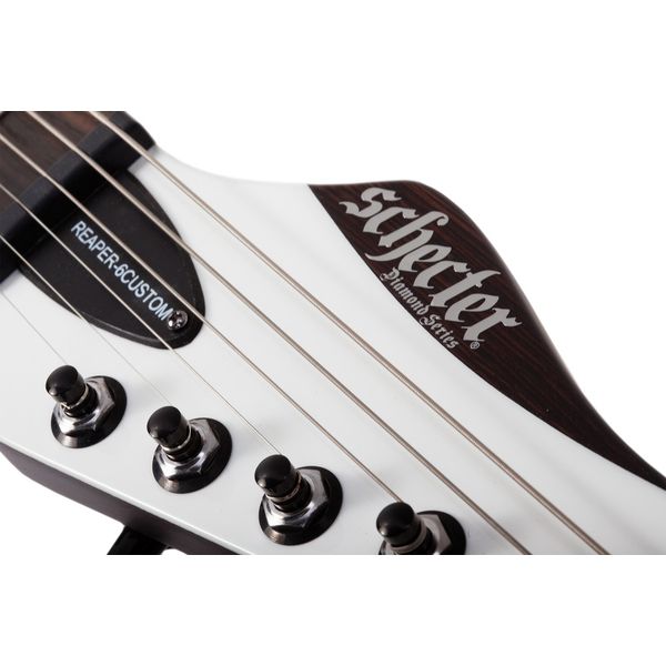 Schecter Reaper-6 Custom Gloss White