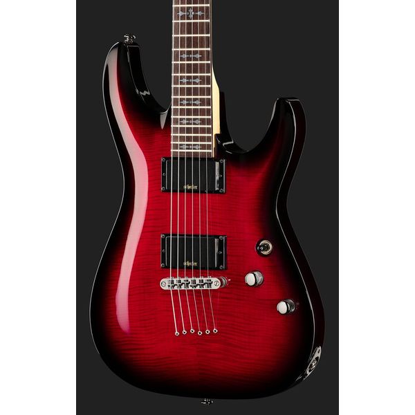 Schecter Demon-6 Crimson Red Burst