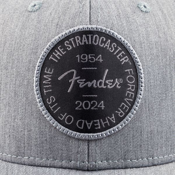 Fender Strat Anniv Badge Cap Gray