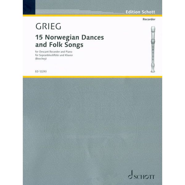 Schott Grieg 15 Norwegian Dances