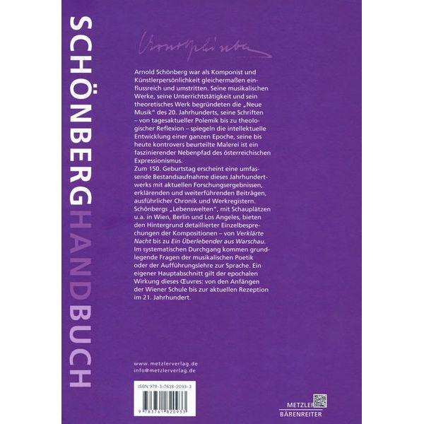 Bärenreiter Schönberg-Handbuch