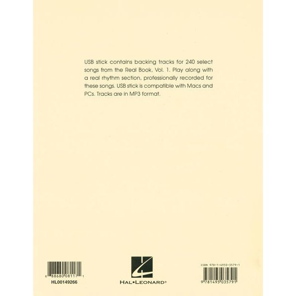Hal Leonard Real Book 1 Bb + USB