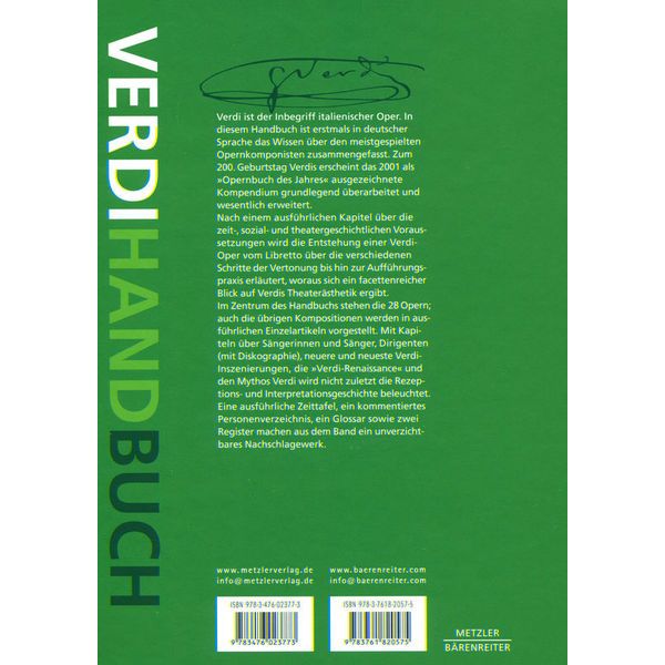 Bärenreiter Verdi-Handbuch