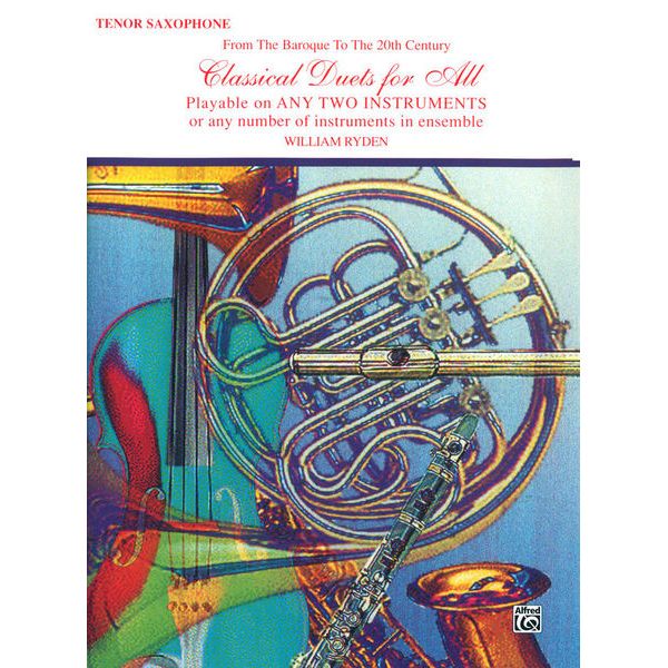 Alfred Music Publishing Classical Duets for All T-Sax