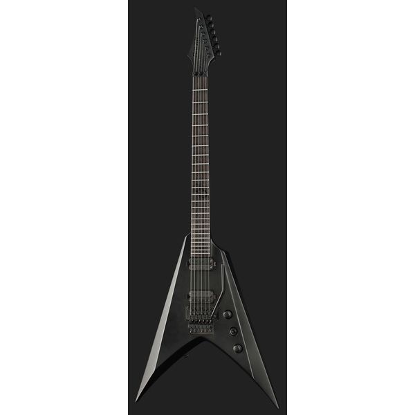 Solar Guitars V1.6FR SVART+ Carbon Black