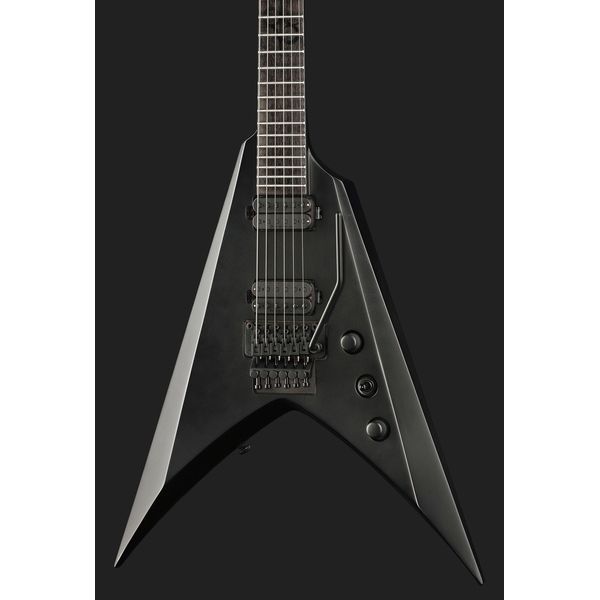 Solar Guitars V1.6FR SVART+ Carbon Black