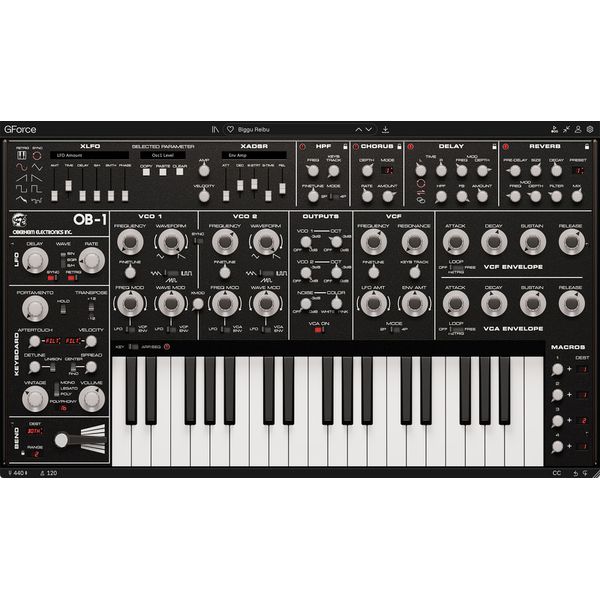 GForce Oberheim OB-1