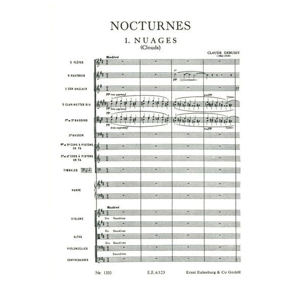 Edition Eulenburg Debussy Trois Nocturnes