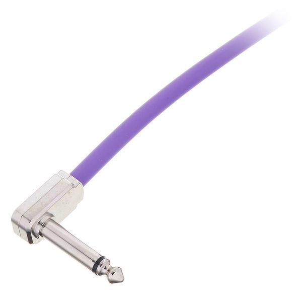 Ernie Ball Flat Patch Cable 3" purple set