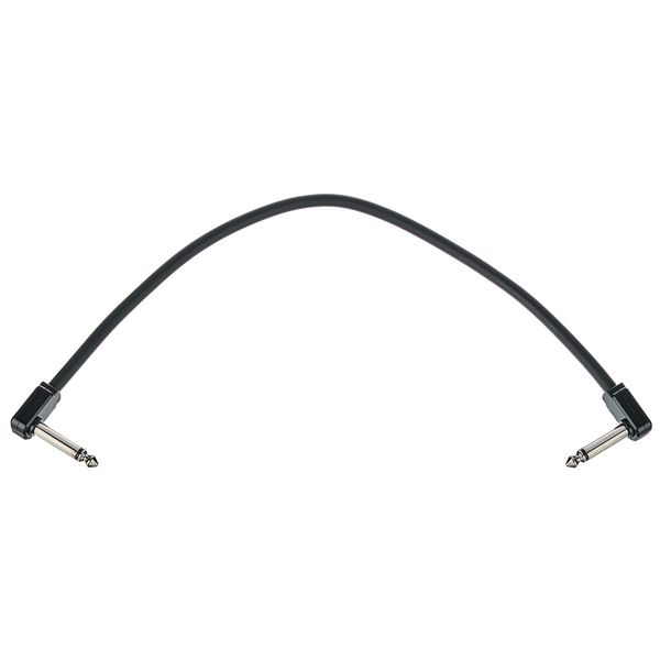 Ernie Ball Flat Patch Cable 12" black