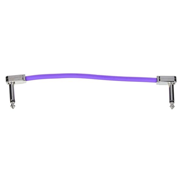 Ernie Ball Flat Patch Cable 6" purple