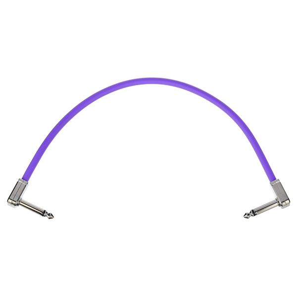 Ernie Ball Flat Patch Cable 12" purple