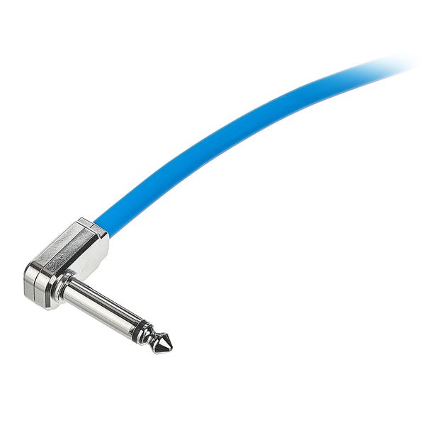 Ernie Ball Flat Patch Cable 12" blue