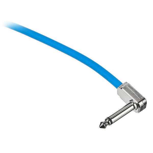 Ernie Ball Flat Patch Cable 12" blue