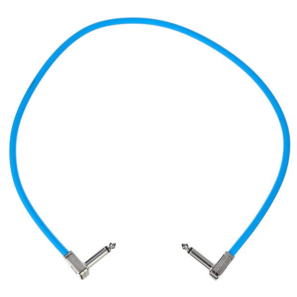 Ernie Ball Flat Patch Cable 24" blue