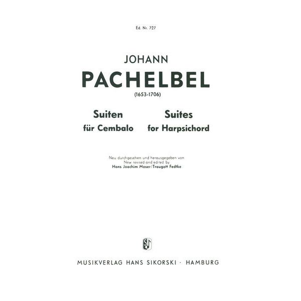 Sikorski Musikverlage Pachelbel Suiten