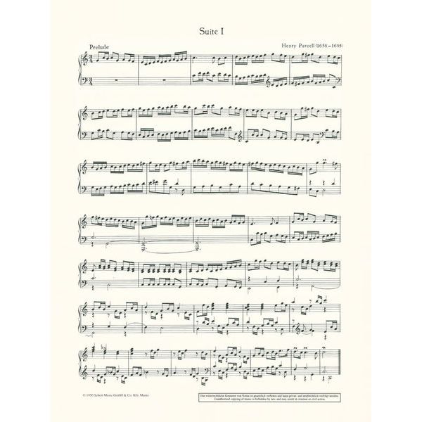 Schott Purcell Suiten und Stücke