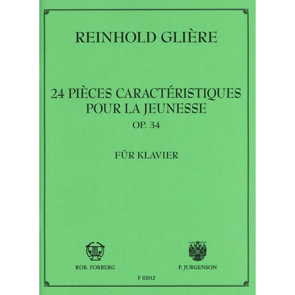 Robert Forberg Musikverlag Glière Pieces Characteristique