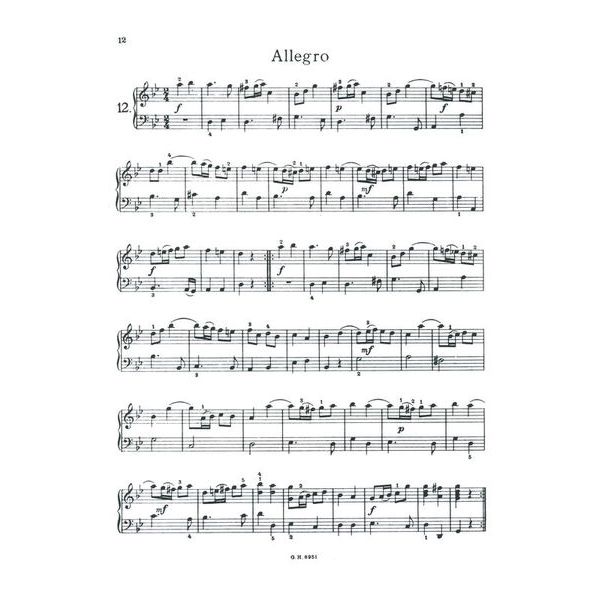 Edition Hug Scarlatti 17 leichte Stücke