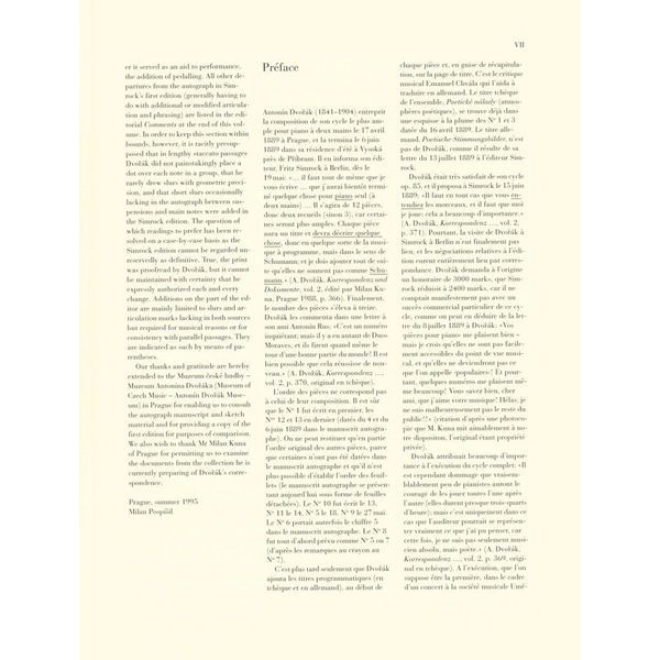Henle Verlag Dvorak Stimmungsbilder