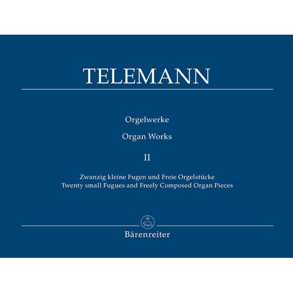 Bärenreiter Telemann Orgelwerke 2