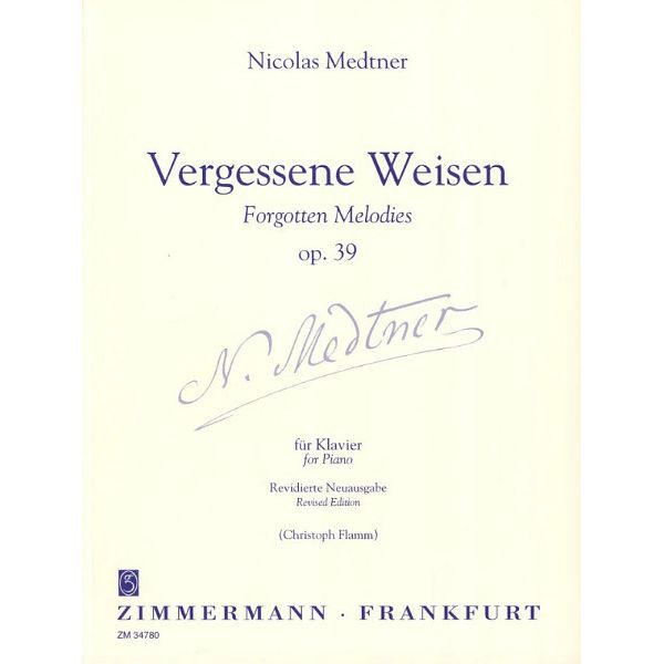 Zimmermann Verlag Medtner Vergessene Weisen