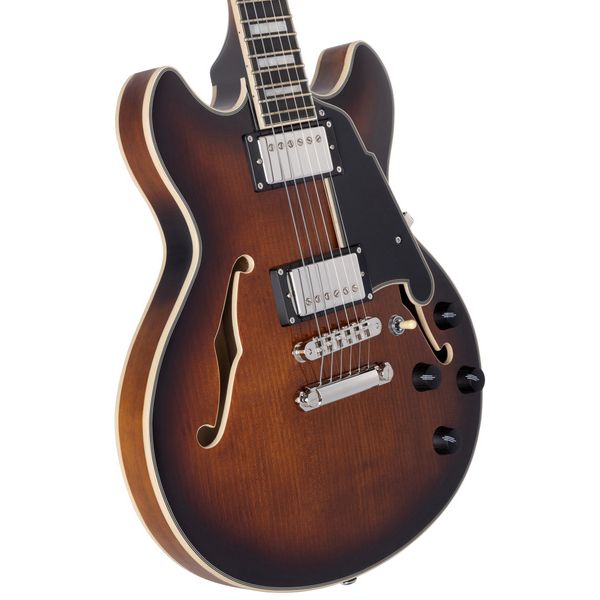 DAngelico Premier Mini DC Brown Burst