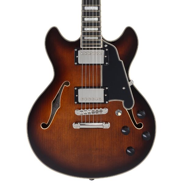 DAngelico Premier Mini DC Brown Burst