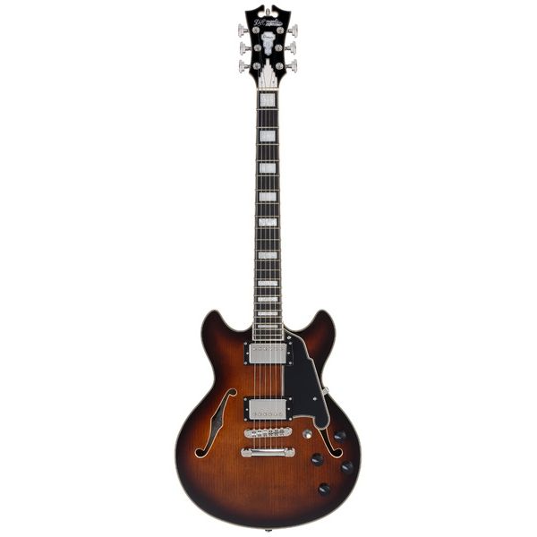 DAngelico Premier Mini DC Brown Burst