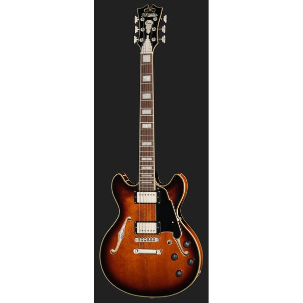 DAngelico Premier Mini DC Brown Burst