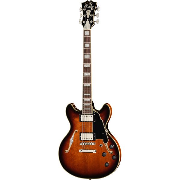 DAngelico Premier Mini DC Brown Burst