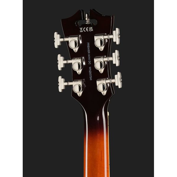 DAngelico Premier Mini DC Brown Burst