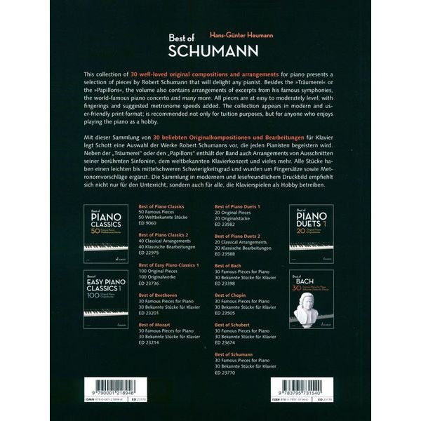 Schott Best Of Schumann