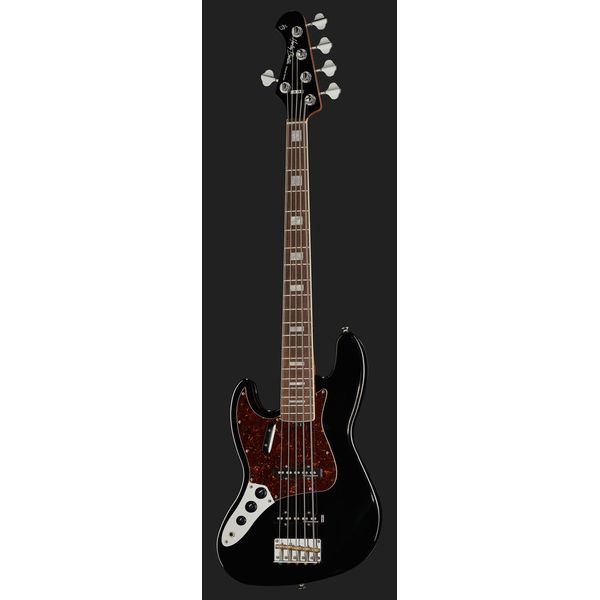 Harley Benton MV-5JB LH Black Bundle