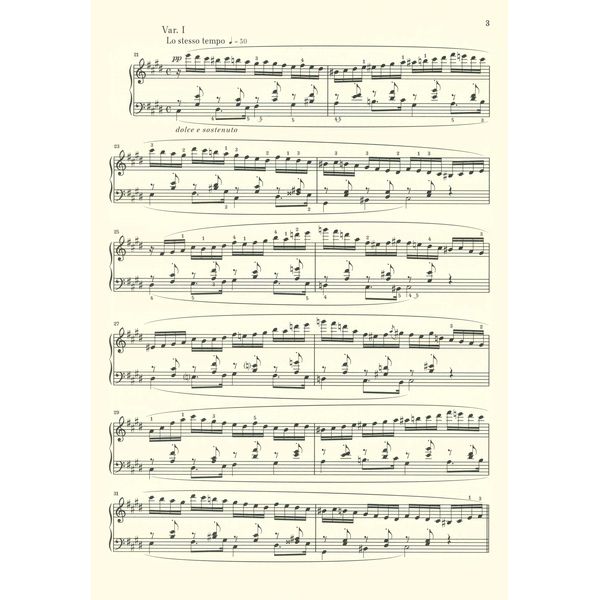 Henle Verlag Fauré Thème et Variations