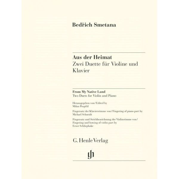Henle Verlag Smetana Aus der Heimat