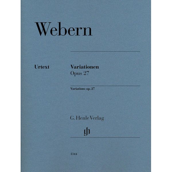 Henle Verlag Webern Variationen op. 27