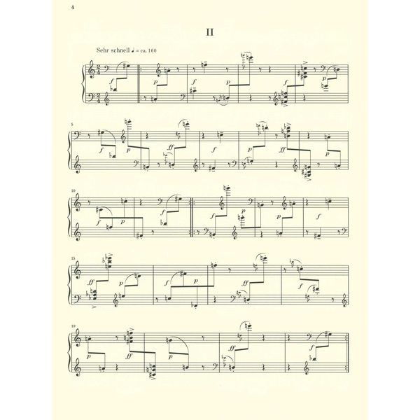 Henle Verlag Webern Variationen op. 27