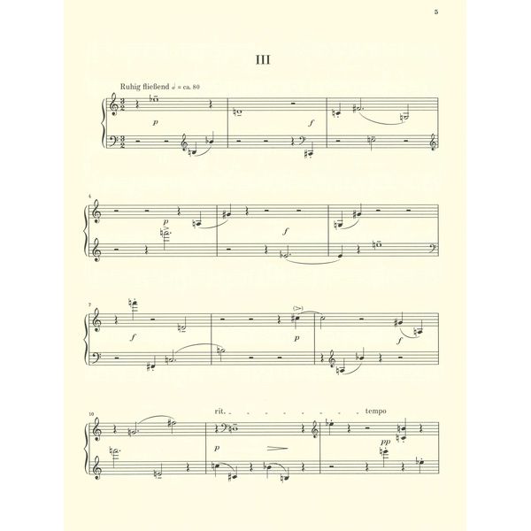 Henle Verlag Webern Variationen op. 27