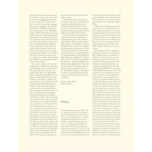 Henle Verlag Dvorak Waldesruhe op.68 Cello