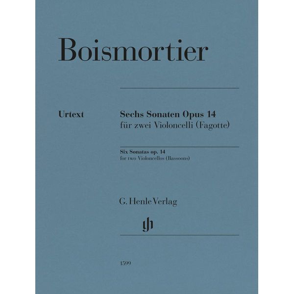 Henle Verlag Boismortier Sonaten 2 Celli