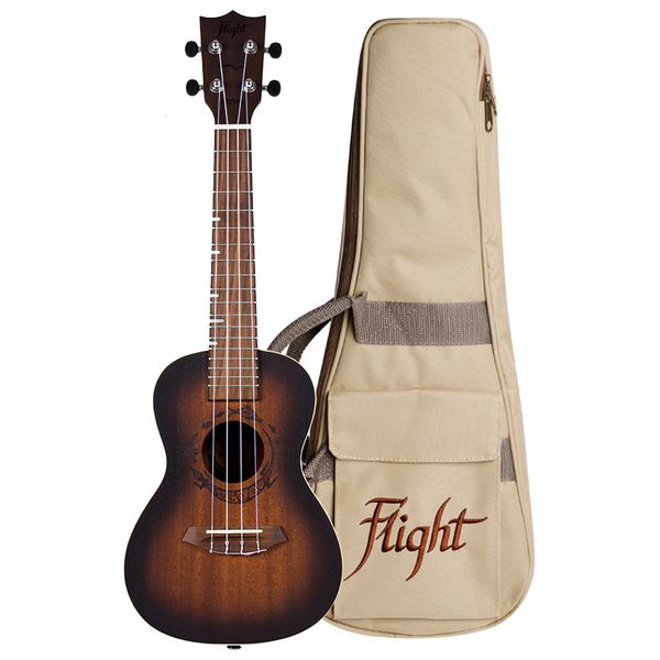 Flight DUC 380 Amber Concert Ukulele