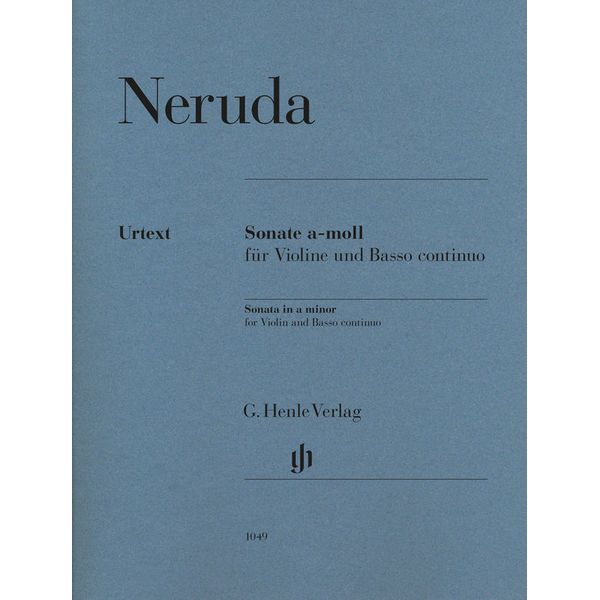 Henle Verlag Neruda Violinsonate a-moll