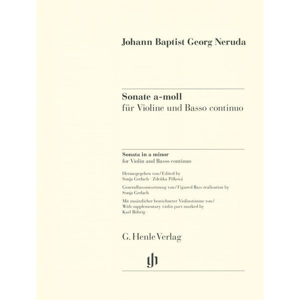 Henle Verlag Neruda Violinsonate a-moll