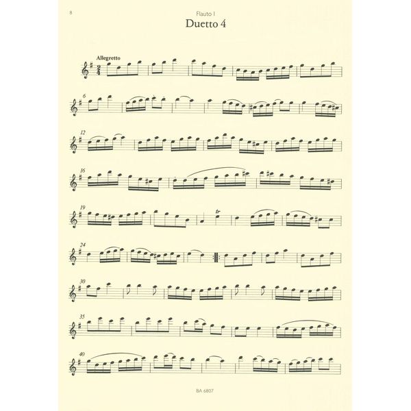 Bärenreiter Devienne Flötenduette op. 75/2