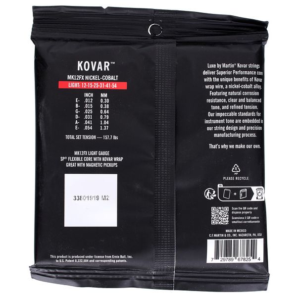 Martin Guitar Kovar MK12FX Flexcore light